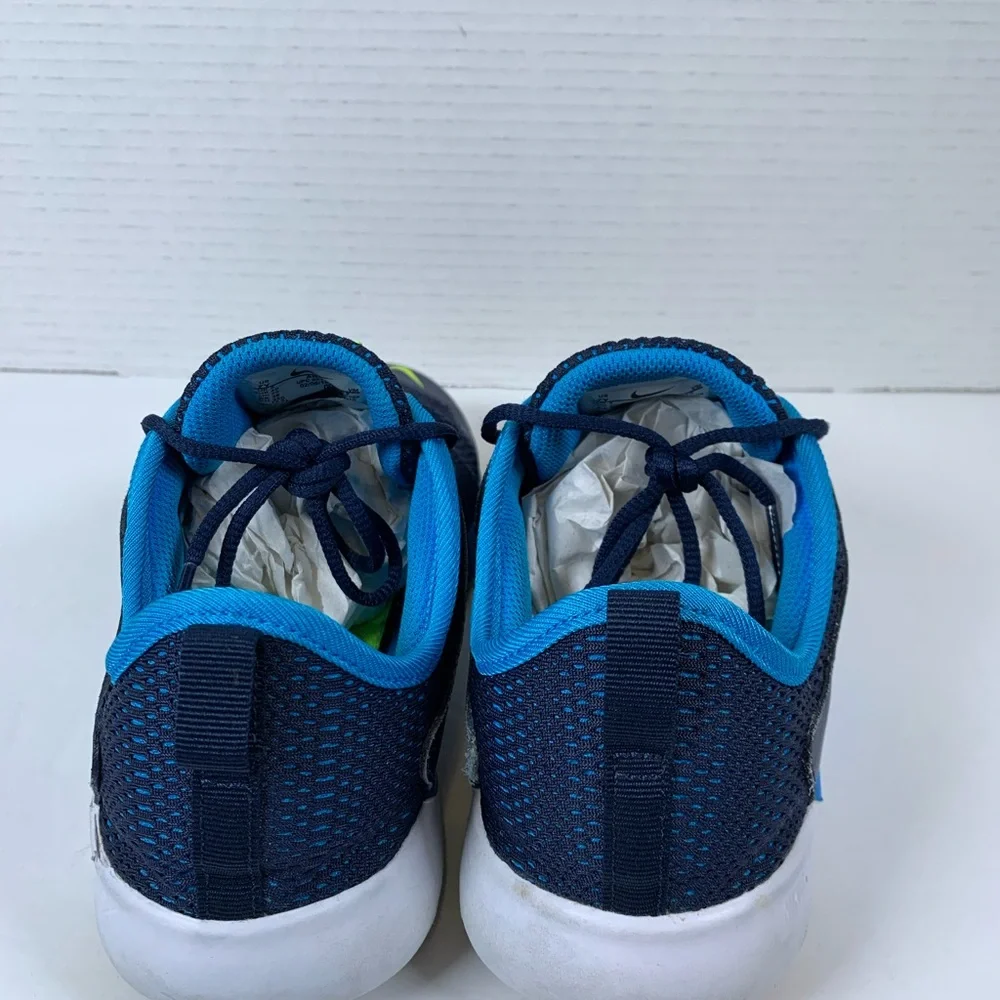 Nike Unisex Kids Flex Contact 3 Running Shoes Blue AR4151-403 Lace Up 7Y (S168)